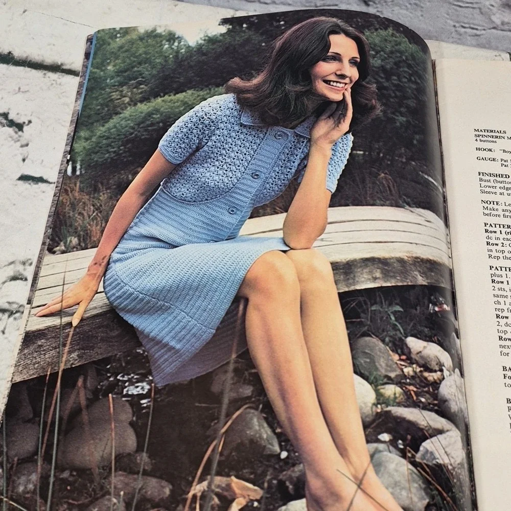 VTG Spinnerin For Surf Sun & Snow Knitting Crochet Patterns Unisex